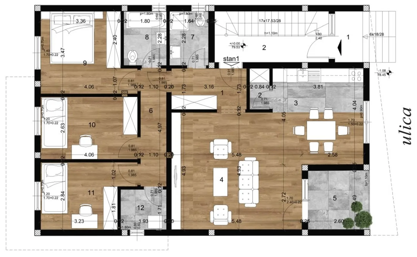 stan na prodaju Novi Sad, 100m2 504057