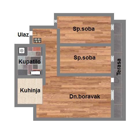 stan na prodaju Novi Sad, 54m2 503780