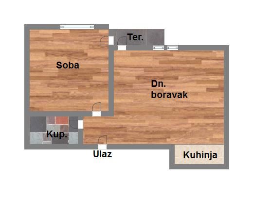 stan na prodaju Novi Sad, 43m2 504393