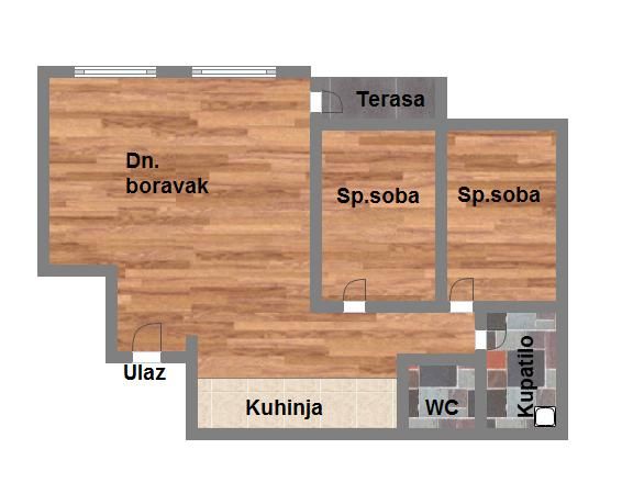 stan na prodaju Novi Sad, 55m2 504395